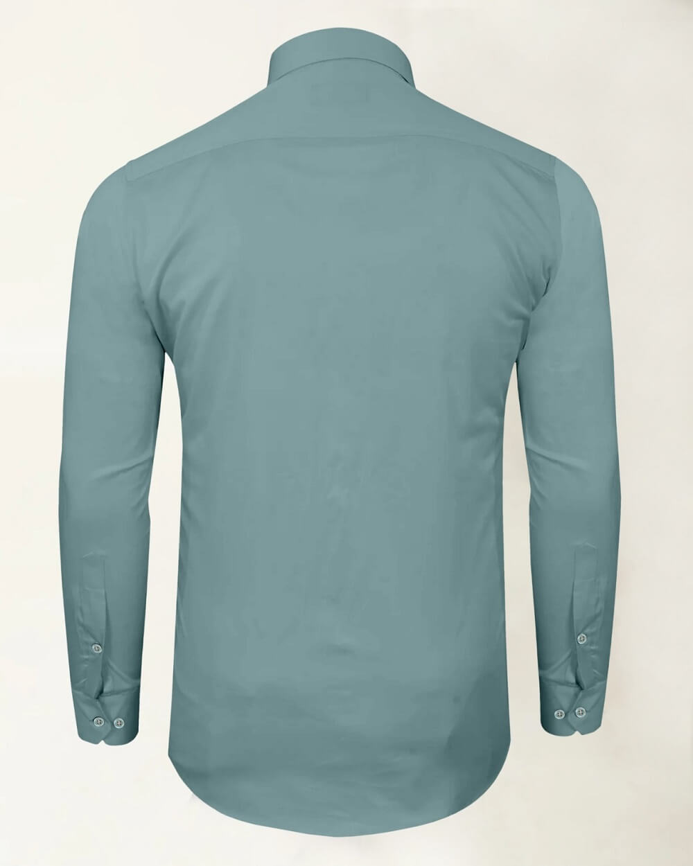 Mint Blue Premium Giza Satin Cotton Full Sleeve Shirt For Men - Givuil