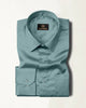 Mint Blue Premium Giza Satin Cotton Full Sleeve Shirt For Men - Givuil