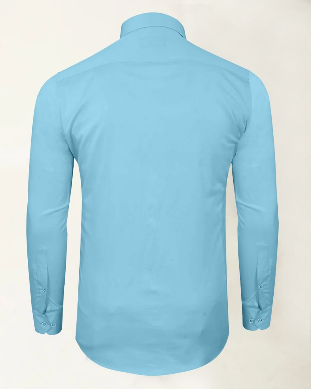 Sky Blue Premium Giza Satin Cotton Full Sleeve Shirt For Men - Givuil